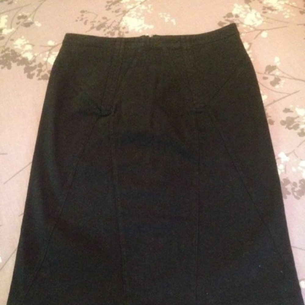 New Just Cavalli Black Denim Pencil Skirt 8